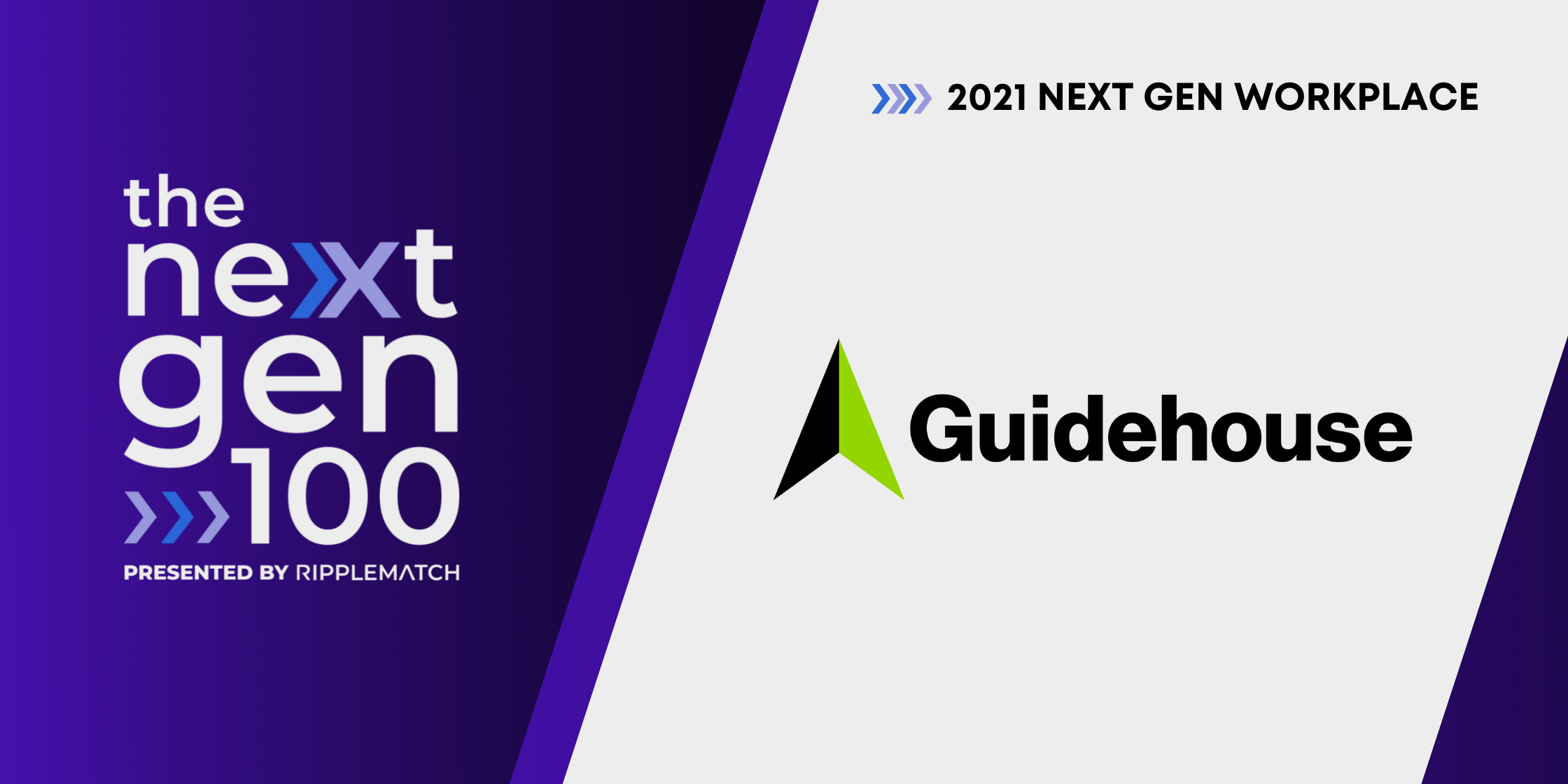 Guidehouse is a Top 100 Next Gen Workplace 2021